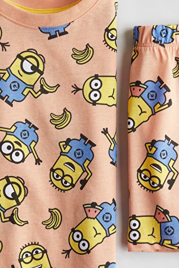 H&M Baskılı Pijama Takımı