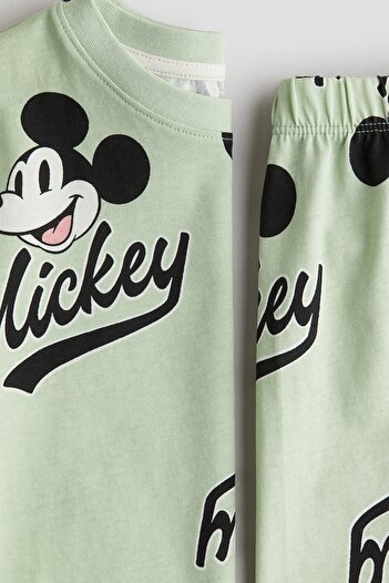 H&M Baskılı Pijama Takımı