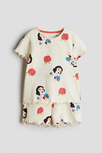 H&M Pamuklu Jarse Pijama Takımı