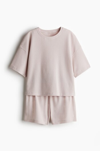 H&M Petek Dokulu Pijama Takımı