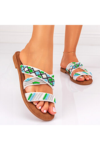 Lush Fashion Papuci Dama din Piele Ecologica
