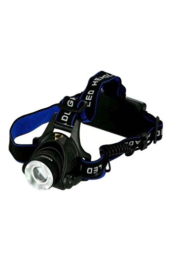 KRYPTON Rechargeable LED Headlamp – 500 Lumens, Zoom, 90° Tilt, 3 Modes, for Outdoor Use
