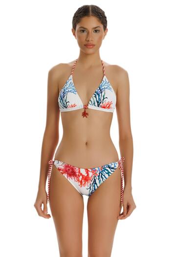 ZEKİ Zeki Desenli Üçgen Bikini Takımı