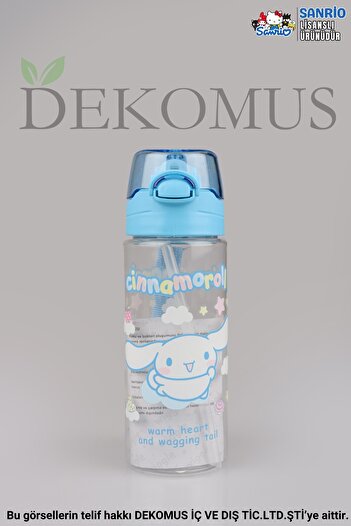 Cınnamoroll New Season Licensed Cinnamoroll 500 ml Water Bottle with Dekomus