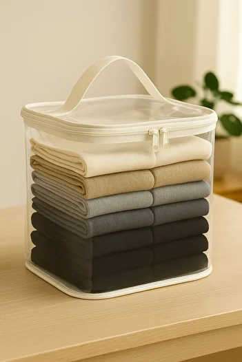 HİG HOME Mini Jar – 30X30X30Cm Drawer & Cabinet Organizer