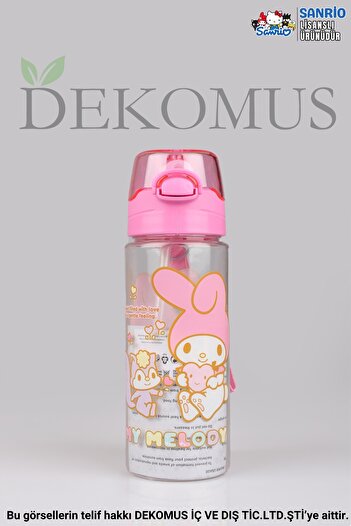 MY MELODY New Season Licensed My Melody 500 ml Water Bottle with Dekomus "Wet Wipes Gift"