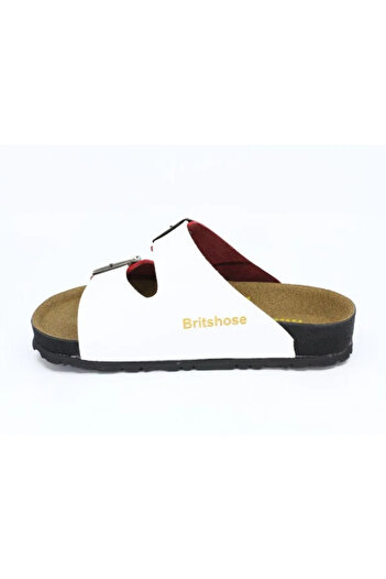 B&B Co. Women's Double Tape Double Buckle Anatomical Sole Home Outdoor Slippers Plv