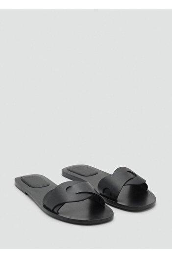 Mango Teen Leather banded sandals