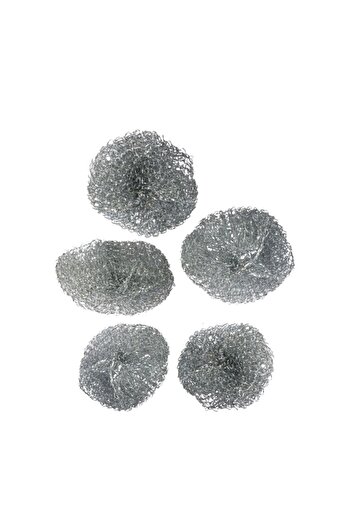 LYOBEST Set 5 Bureti spiralati de sarma din inox pentru curatarea oalelor si tigailor