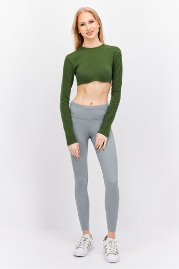 adidas Originals x Ivy Park Women Sportswear Fit Long Sleeves Outdoor Top, Olive