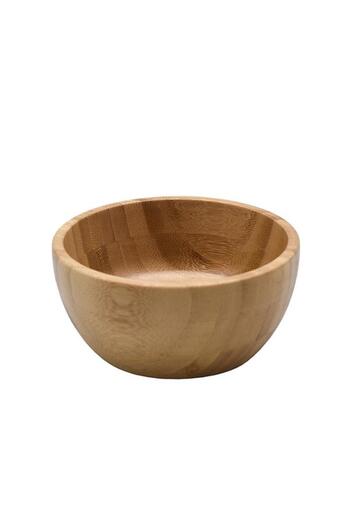 Generic Bien Servi High Quality Round Shaped Bamboo Serving Bowl Brown G19-TX022