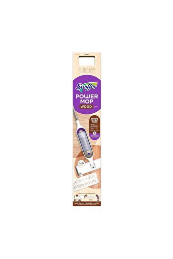 Generic Swiffer Power Wood Wet and Dry Mop Kit Purple and White 1026726