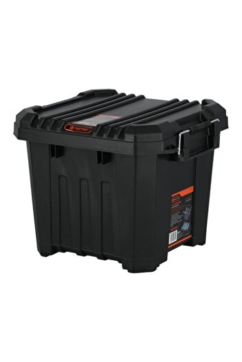Generic Tactix Stackable Sturdy Heavy Duty Storage Box Black 30 Liter 320500