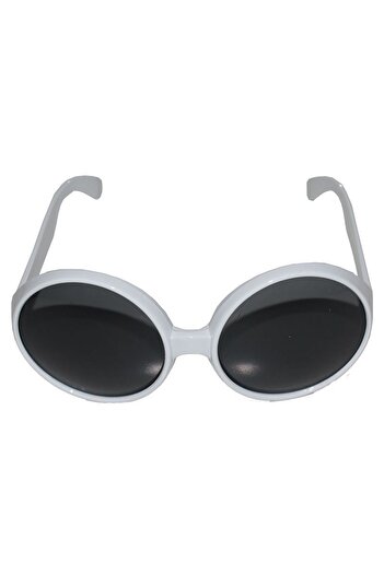 Skygo 80's White Color Nostalgia Greenwood Party Glasses