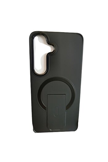 Gtech Flickstand Magsafe Case, G-Tech, compatible with Samsung Galaxy S25, TPU+Polycarbonate, Matte, Black