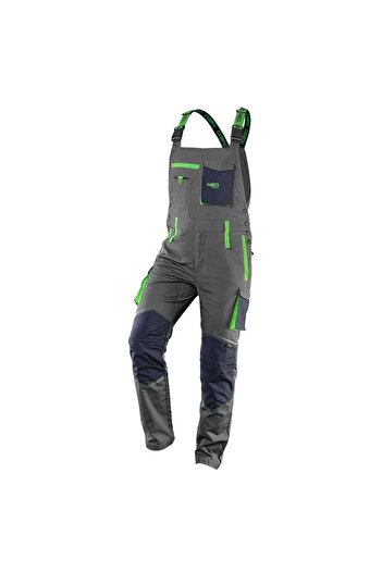 NEO Pantaloni de lucru cu pieptar, salopeta, model Premium, bumbac, marimea L/52,