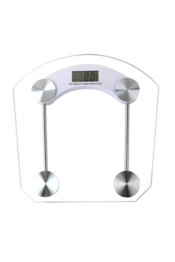 Urban Trends URBAN TRENDS® Electronic Bathroom Body Scale, Transparent, Electronic Display, Maximum Capacity