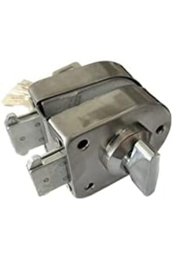 Generic Glass Door Lock, 304 Stainless Steel Heavy Duty Frameless Glass Door Lock with Keys
