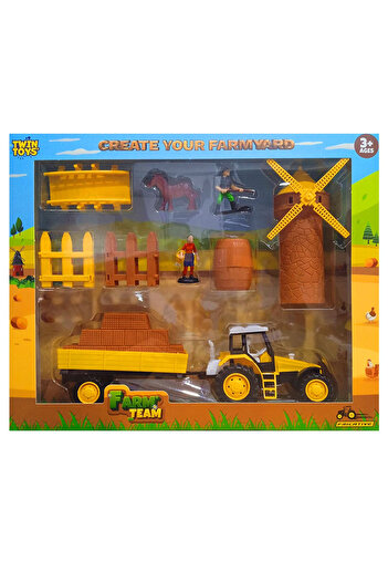 Toysan Farm team toy-59 farm set 9 pieces 3+ age