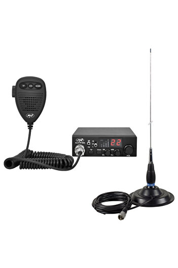 PNI Statie Radio Cb Hp 8000l Antena Cb Ml145 Cu Magnet 145/pl