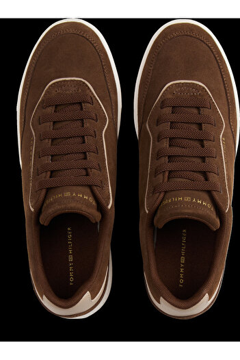 Tommy Hilfiger Tommy Hilfiger Women Legacy Brown Casual Suede Low Top Sneakers