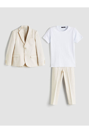 LC Waikiki Linen Blend Boy's Suit