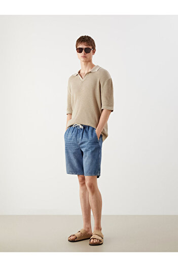 LC Waikiki Quality Parts from Celebi Store |   Comfortable Fit Men's Jean Shorts