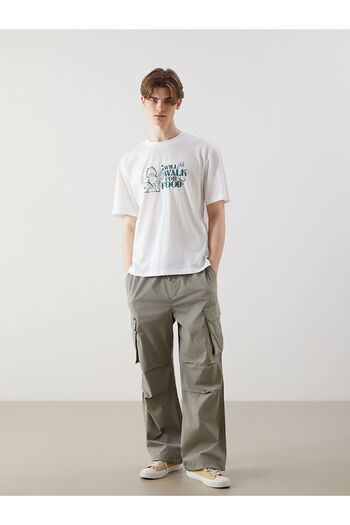 LC Waikiki Comfortable Fit Gabardine Men's Cargo Trousers
