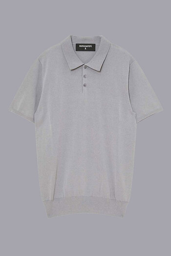 Patrizia Pepe POLO COLLAR SHIRT - PATRIZIA PEPE - XL, GREY