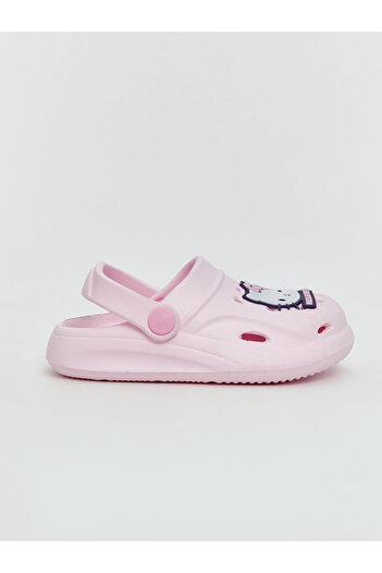 LC Waikiki Lcw Steps Pink Hello Kitty Printed Girl's Beach Sandals