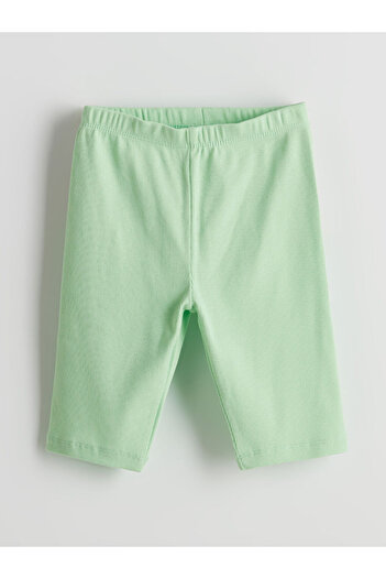 LC Waikiki Short Girls' Leggings with Elastic Waist