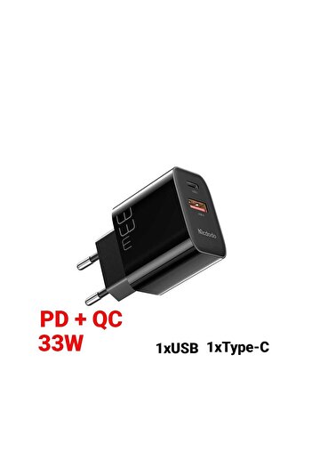 Mcdodo Dual USB PD+QC 33W Power Adapter Black