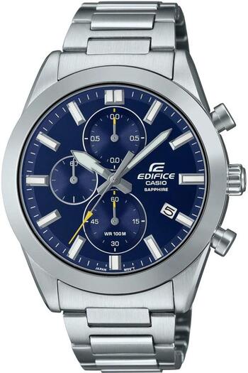 Casio Edifice Series Efb-710D-2Avudf Anti-Scratch Sapphire Glass Steel Men's Wristwatch