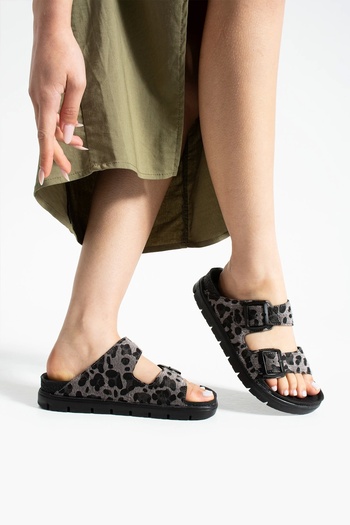 Sivarro Papuci leopard gri