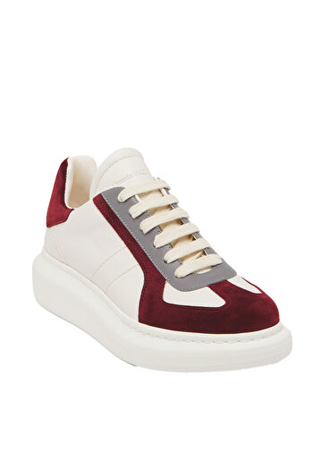 ALEXANDER MCQUEEN SNEAKERS - 37.5, WHITE/BROWN