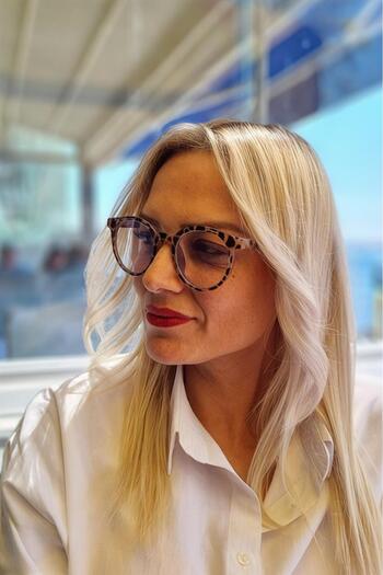Uniquetrenders Unisex London Blue Light Protection Relaxing Round Model Display Glasses