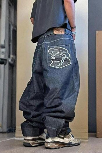Köstebek Skater Gangstar Yamalı School Out Baggy Pants