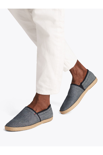 Tommy Hilfiger Men Desert Sky Linen Chambray Espadrilles