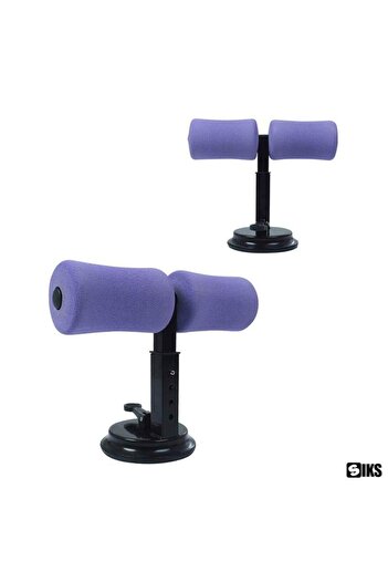 SIKS Aparat de fitness WTD1002 cu suport pentru picioare, pentru abdomen / flotări, portabil, violet