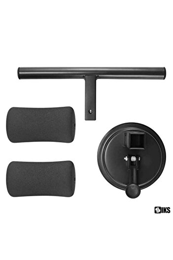 SIKS Aparat de fitness WTD1002, suport pentru picioare pentru abdomen / flotări, portabil, negru