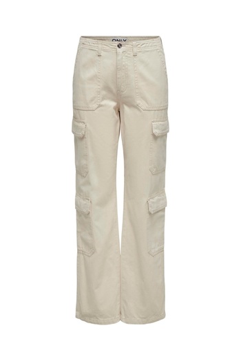 ONLY Onlmalfy 4-Pock Cargo Pant Pnt Women's Beige Jean - 15311291
