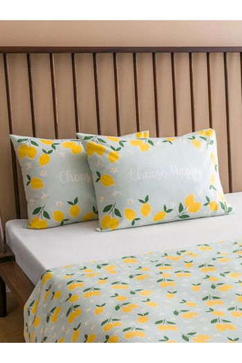 LC Waikiki Lemon Printed Double Pique Set