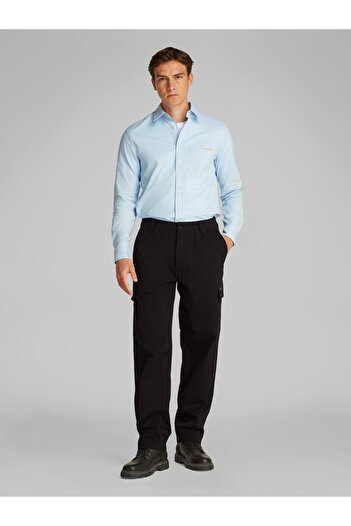 Calvin Klein Calvin Klein Men Black Regular Straight Cargo Pants