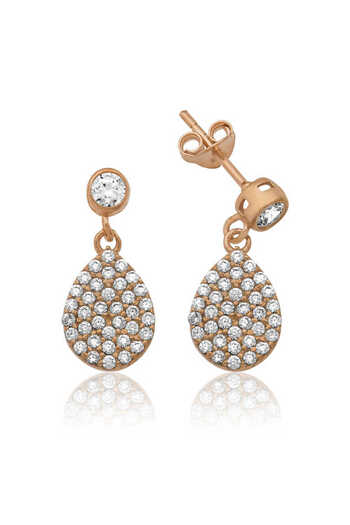 norsary Silver Drop Earrings
