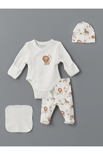 LC Waikiki V Neck Baby Boy Hospital Discharge Set (S5)
