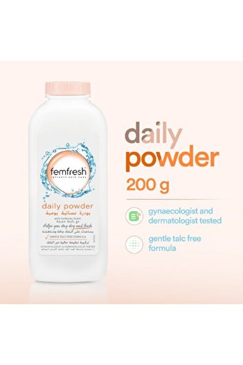 Femfresh Femfresh Rebalancing Powder is gentle, safe and suitable for use on feminine intimate areas 200g