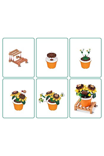 Max Pot Plants Surprise Mnb08000 - Sunflower 151 Pieces