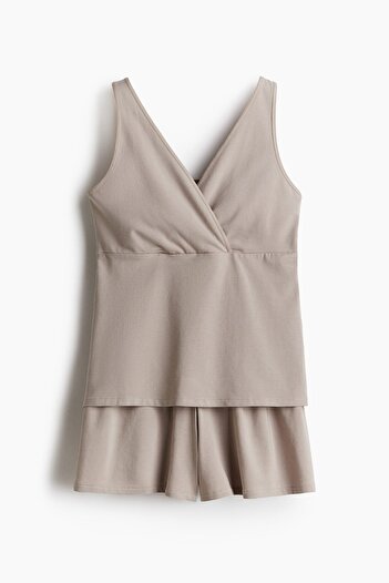 H&M MAMA Pamuklu Emzirme Pijama Takımı