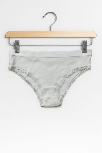 enmodaiçgiyim Ecru Women's Camisole Slip Panties