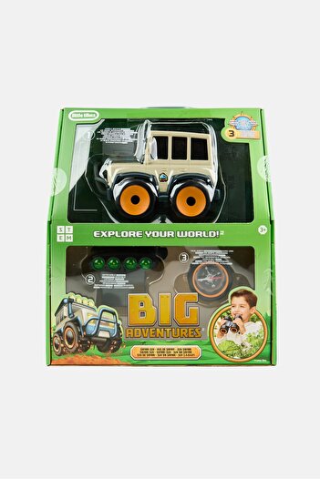 Little Tikes Big Adventures Safari SUV Trucks With Binoculars And Compass, Multicolor
